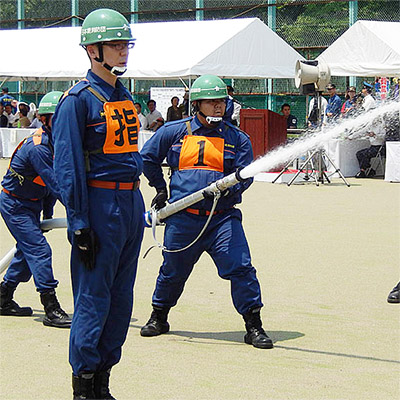 浅草壽仙院　地元消防団活動